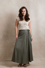 Spokane Skirt - Dusty Teal