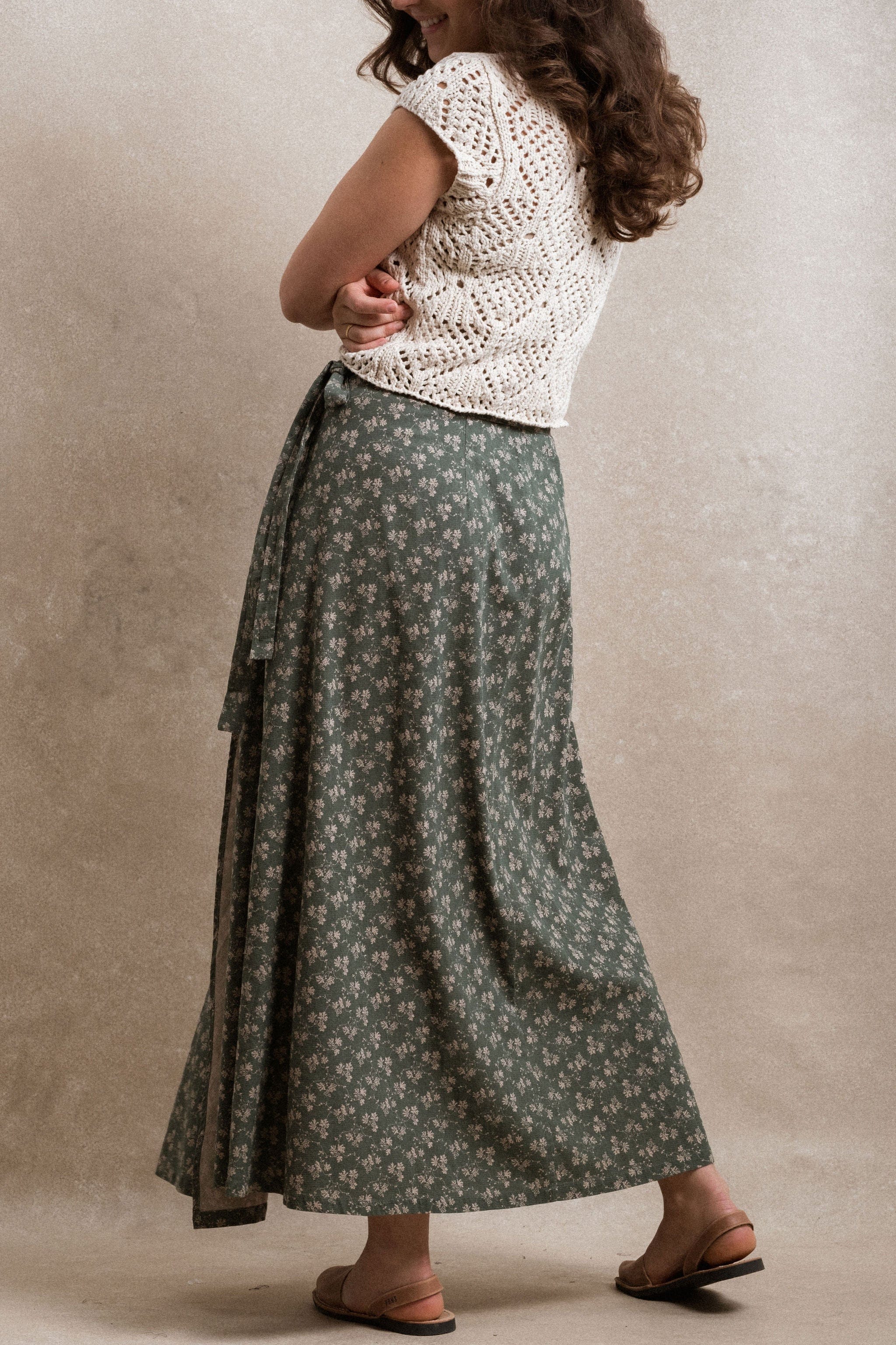 Spokane Skirt - Dusty Teal – Neuflora