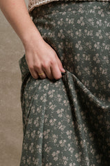 Spokane Skirt - Dusty Teal