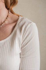 Callie Long Sleeve - White