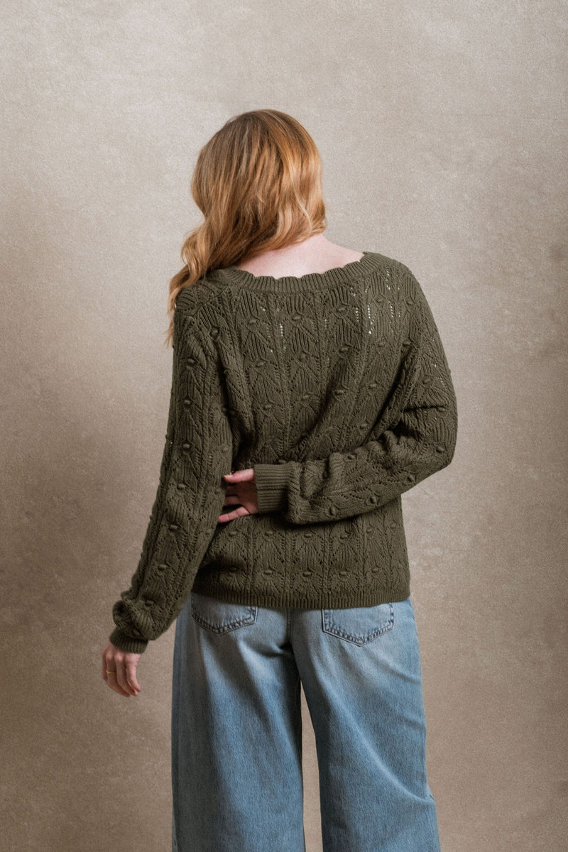 Kalispell Cardigan - Green