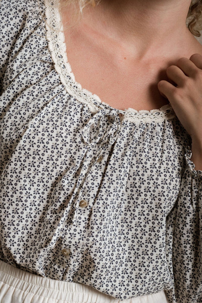 Emberley Blouse - Blue Floral