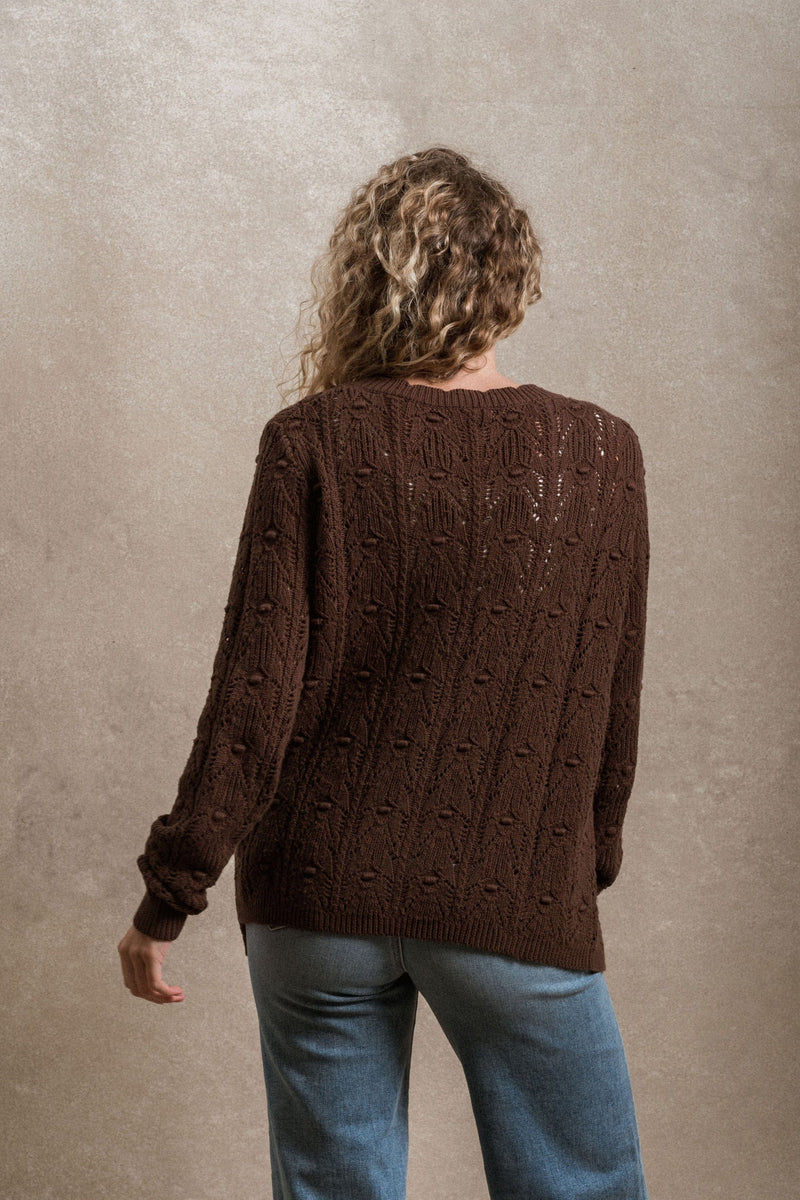 Kalispell Cardigan - Brown