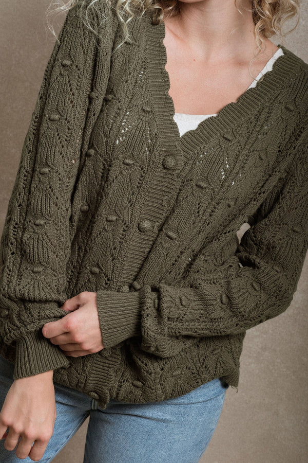 Kalispell Cardigan - Green