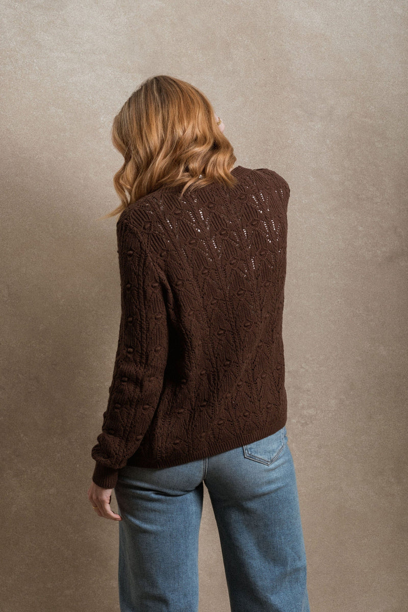 Kalispell Cardigan - Brown