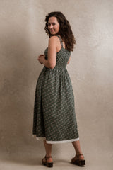 Tuscany Dress - Dusty Teal