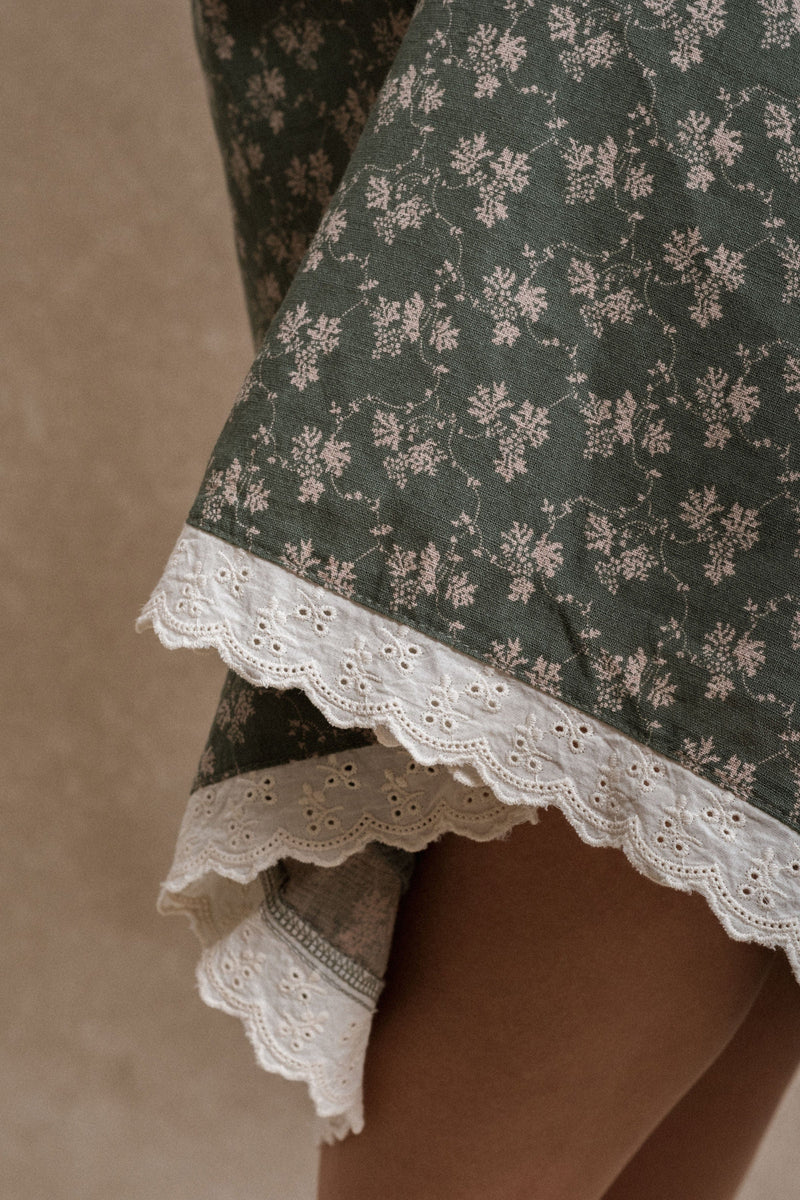 Tuscany Dress - Dusty Teal