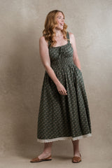 Tuscany Dress - Dusty Teal