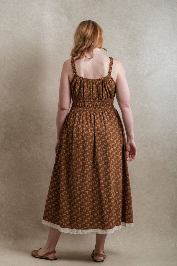 Tuscany Dress - Rust
