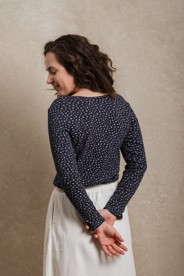Mallory Long Sleeve - Navy