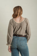 Pendleton Blouse - Floral Gingham