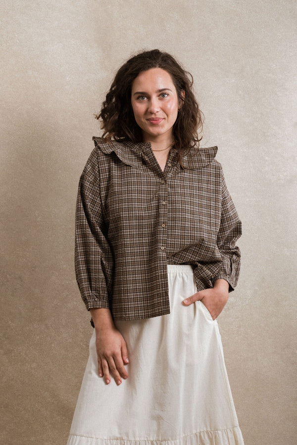 Elizabeth Blouse - Plaid