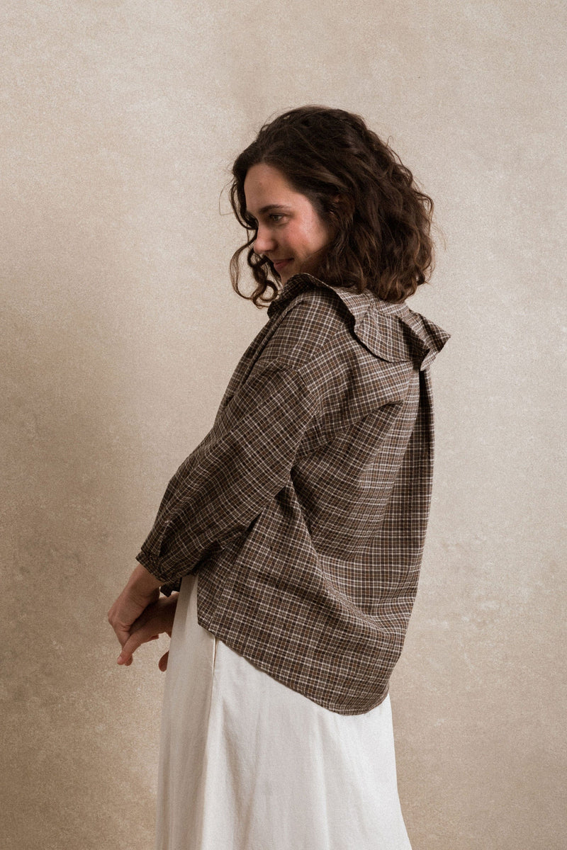 Elizabeth Blouse - Plaid