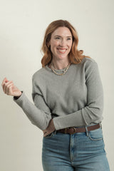 Ivy Sweater - Heather Grey