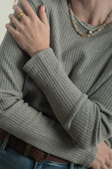 Ivy Sweater - Heather Grey