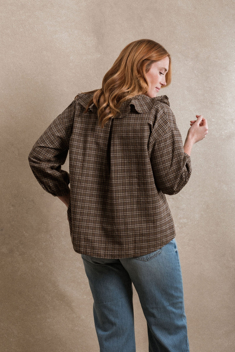 Elizabeth Blouse - Plaid