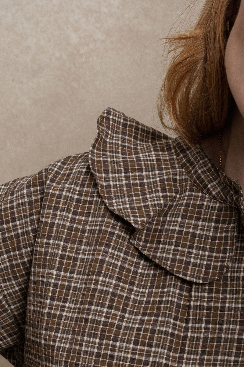 Elizabeth Blouse - Plaid