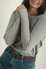 Ivy Sweater - Heather Grey