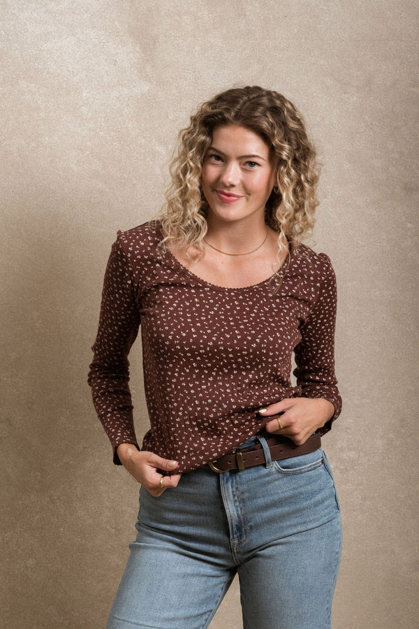 Mallory Long Sleeve - Brick