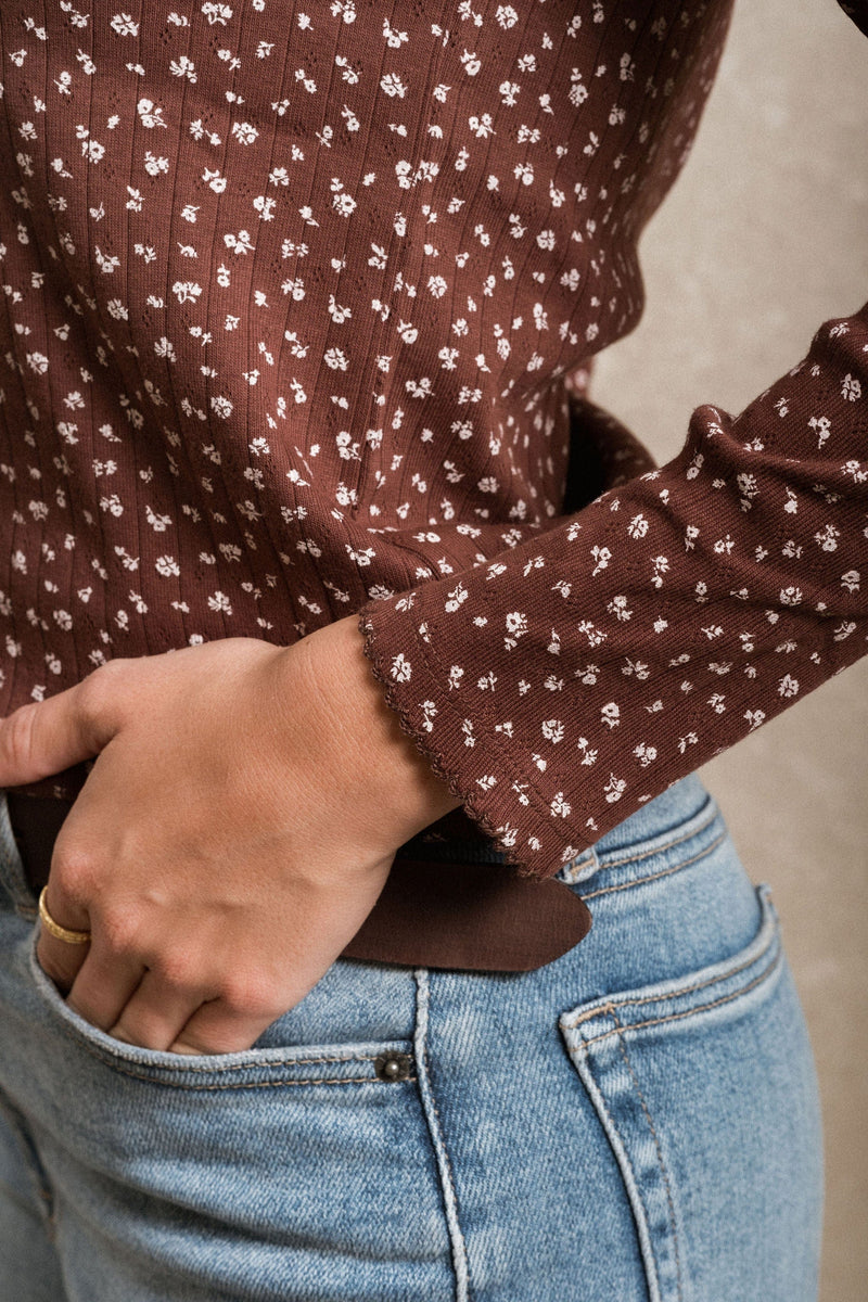 Mallory Long Sleeve - Brick