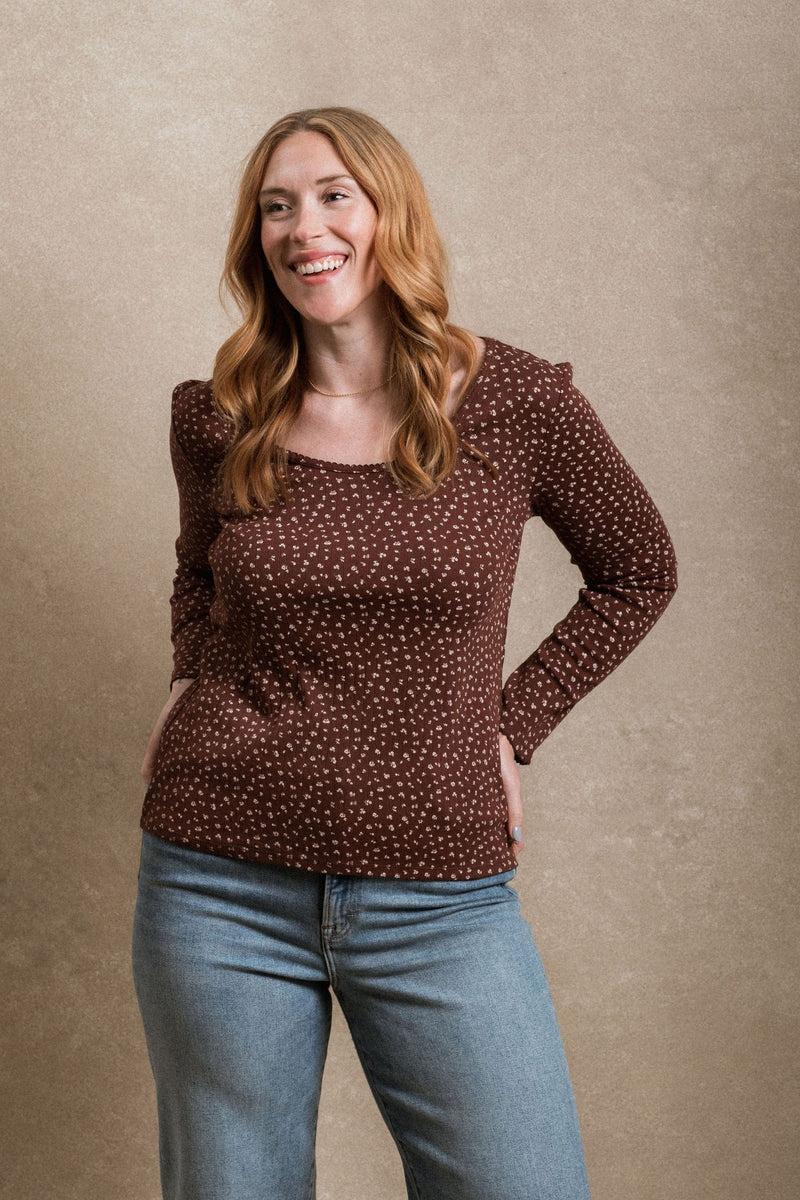Mallory Long Sleeve - Brick