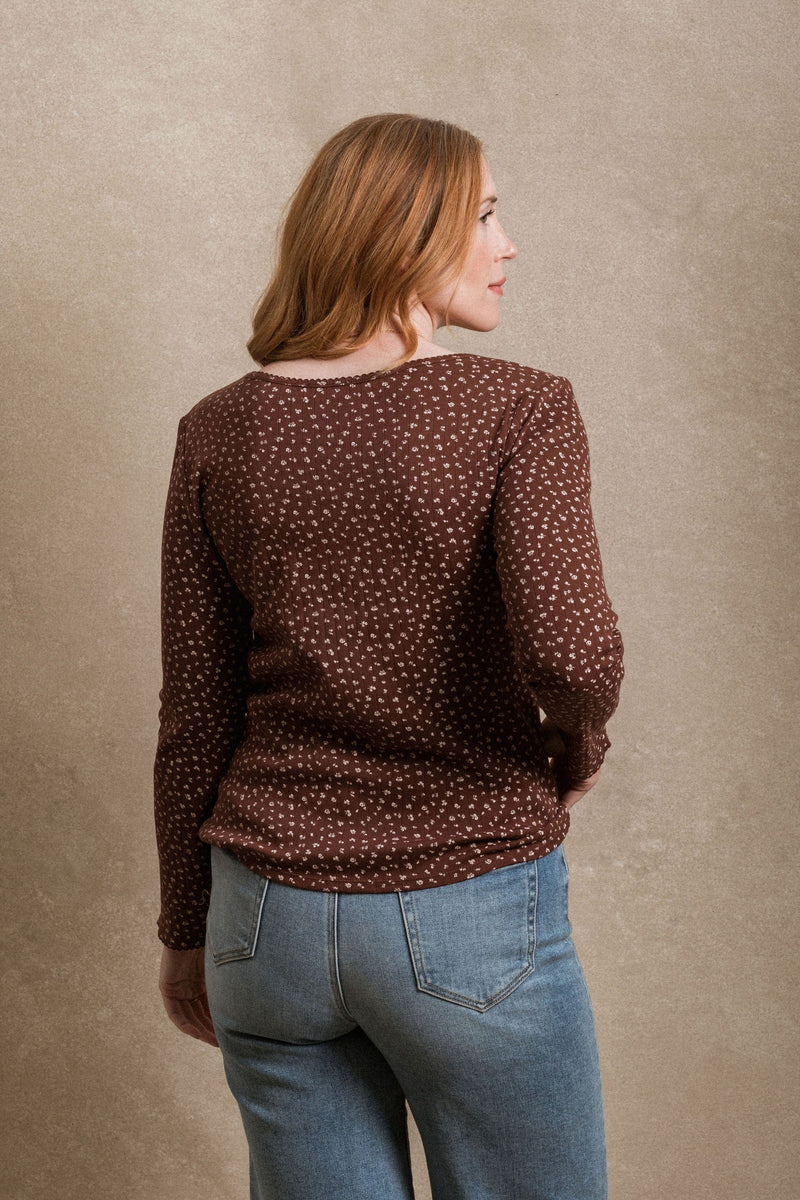 Mallory Long Sleeve - Brick