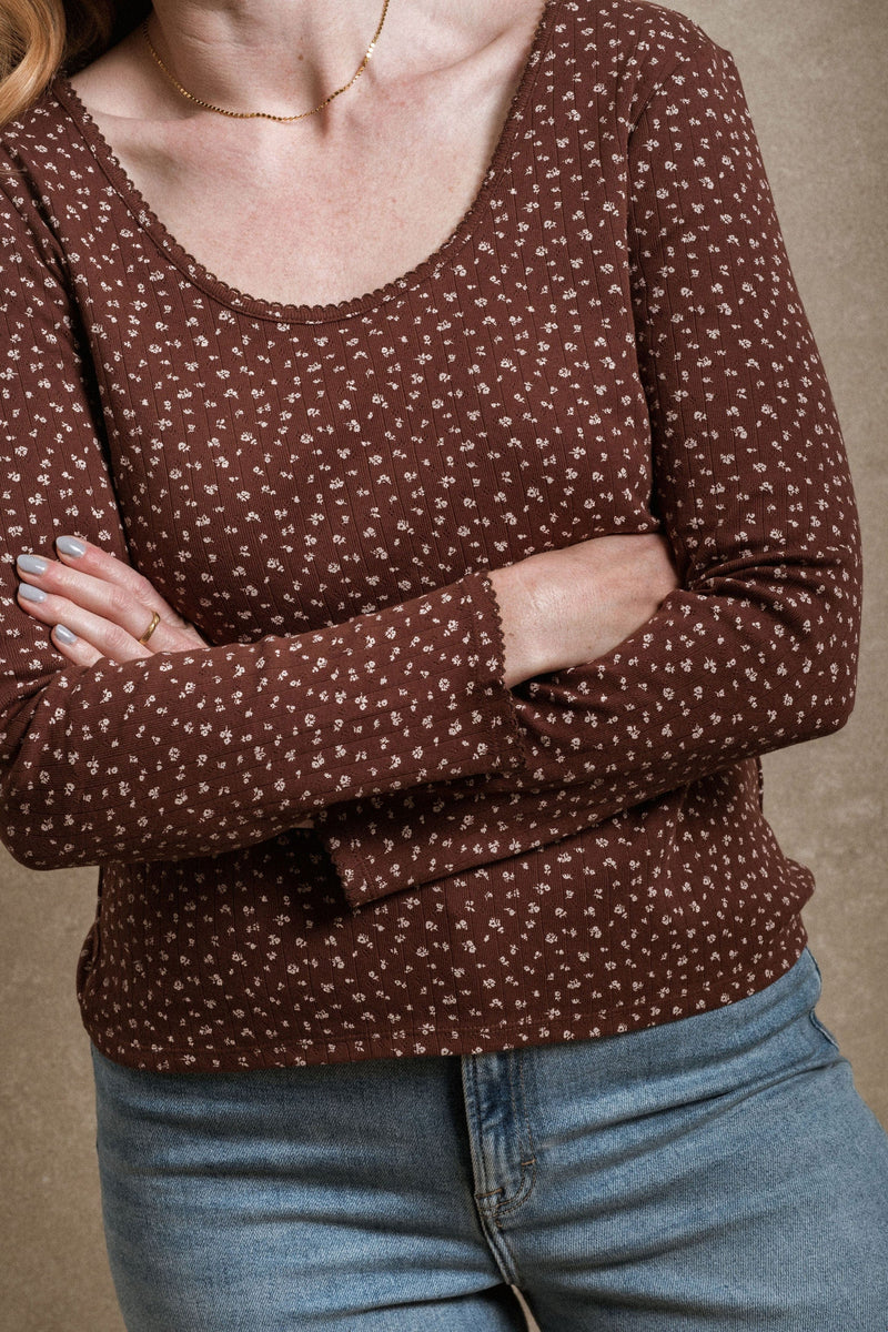 Mallory Long Sleeve - Brick