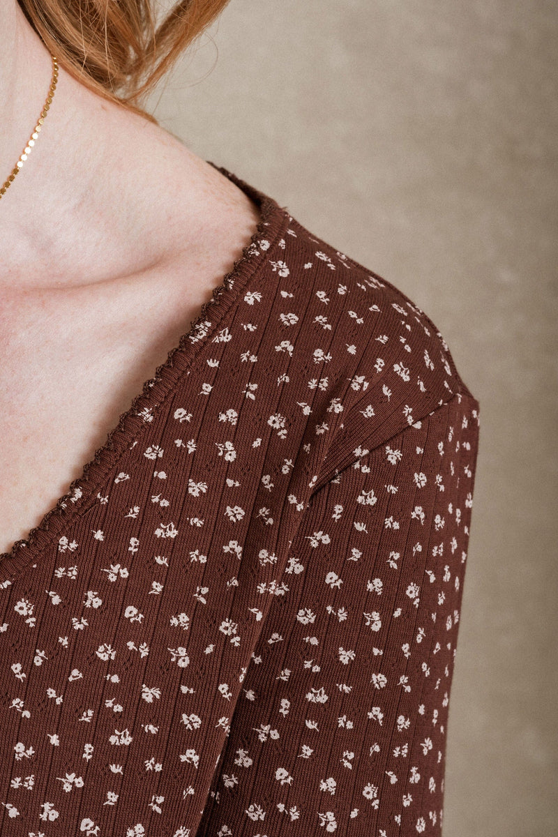 Mallory Long Sleeve - Brick