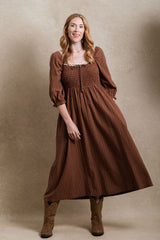 Dublin Dress - Rust