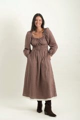 Tuscany Long Sleeve - Burgundy Plaid
