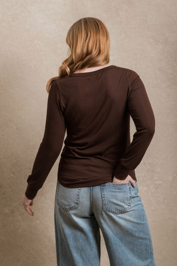 Stayton Top - Dark Brown