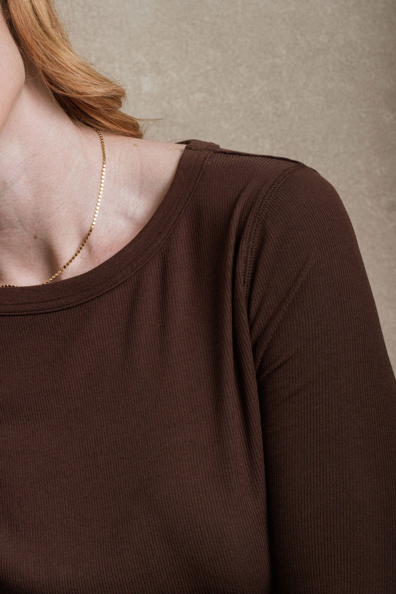 Stayton Top - Dark Brown