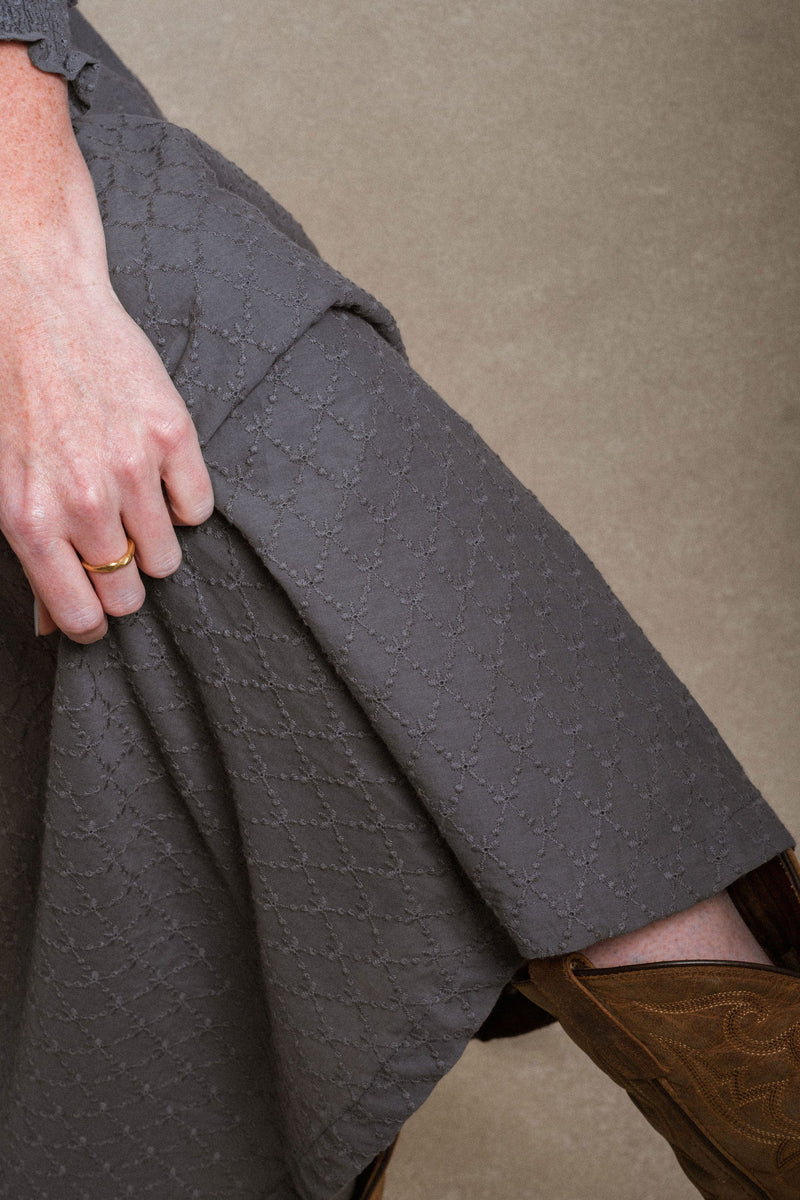 Milan Dress - Dusty Navy