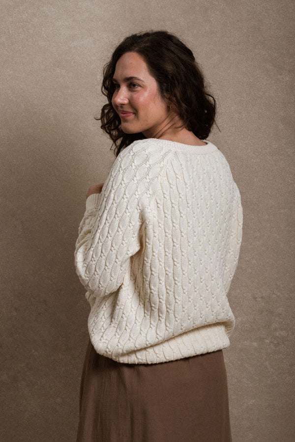 Jamestown Sweater - Cream