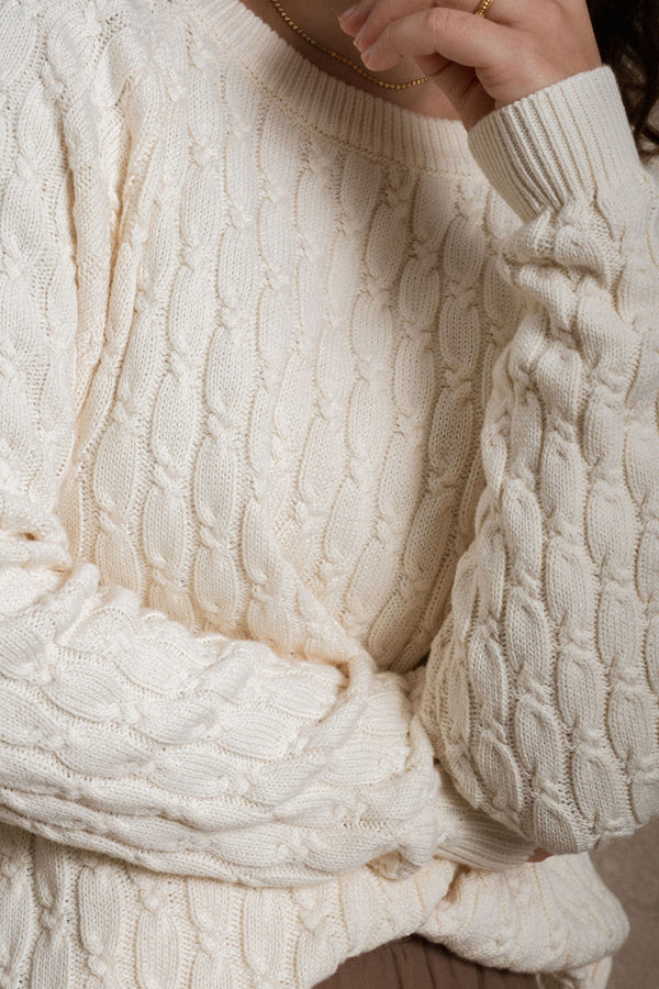 Jamestown Sweater - Cream