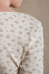 Mallory Long Sleeve - Cream Floral