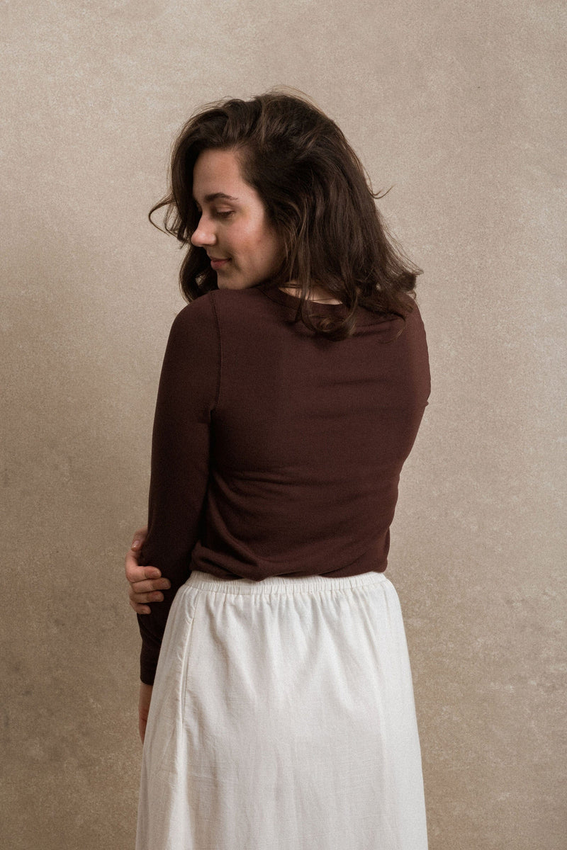 Stayton Top - Dark Brown