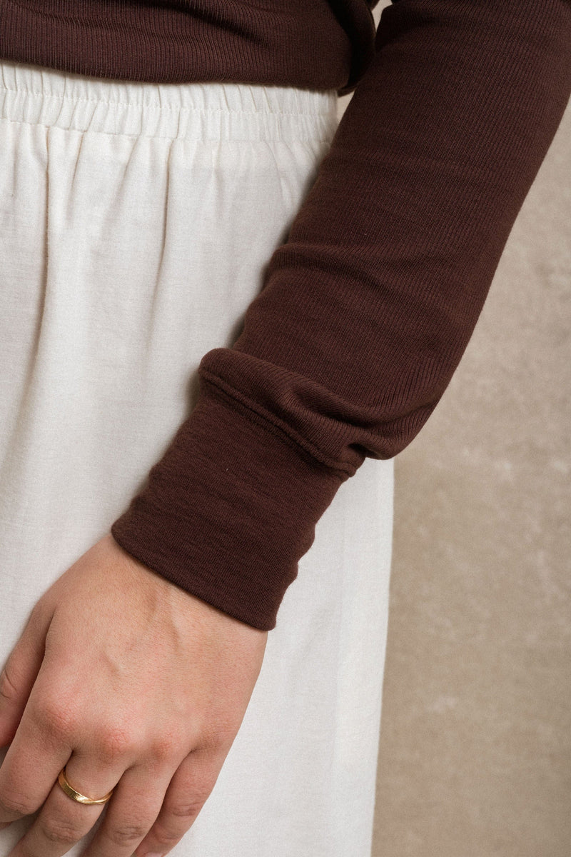Stayton Top - Dark Brown