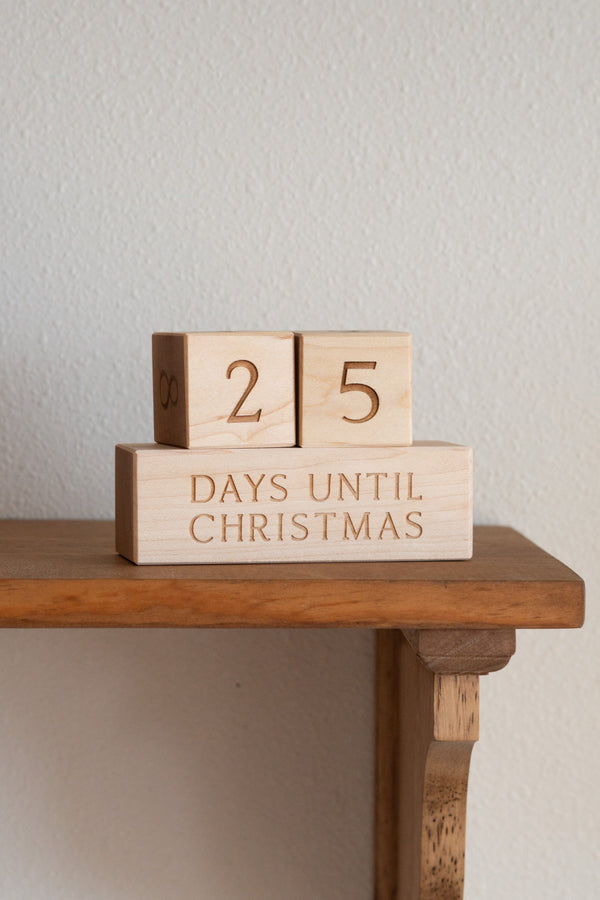 Christmas Countdown Blocks