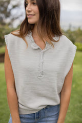 Lola Blouse - Soft Grey