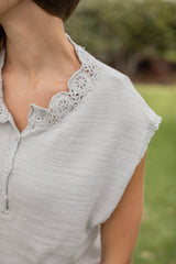 Lola Blouse - Soft Grey