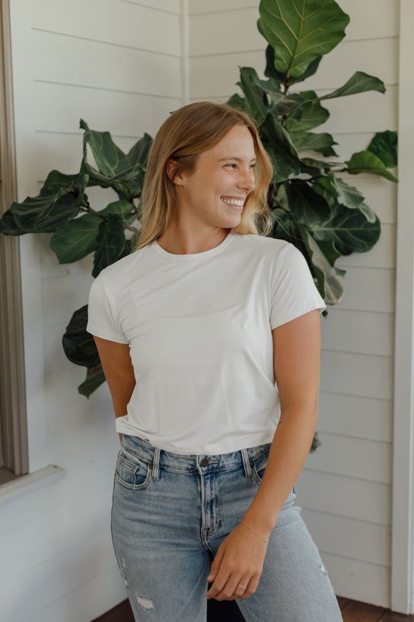 Colby Tee - White