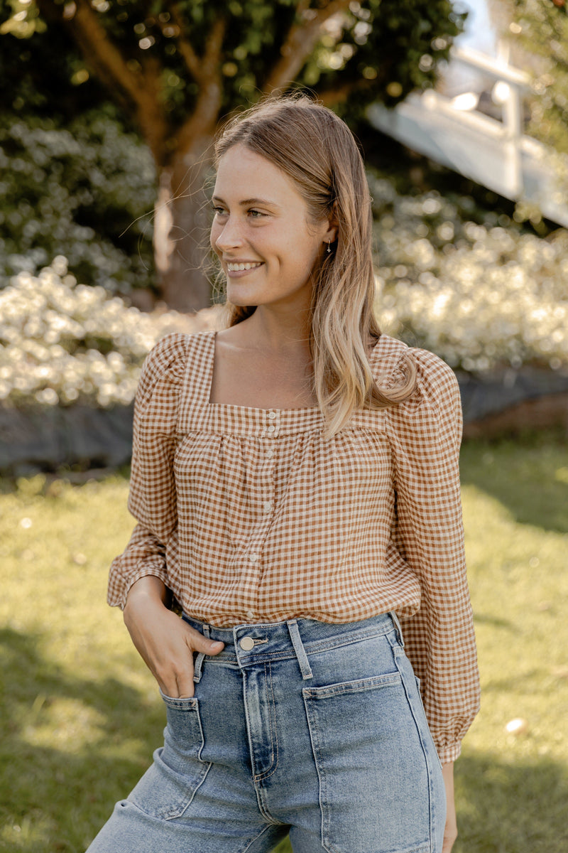 Chesapeake Blouse - Gingham