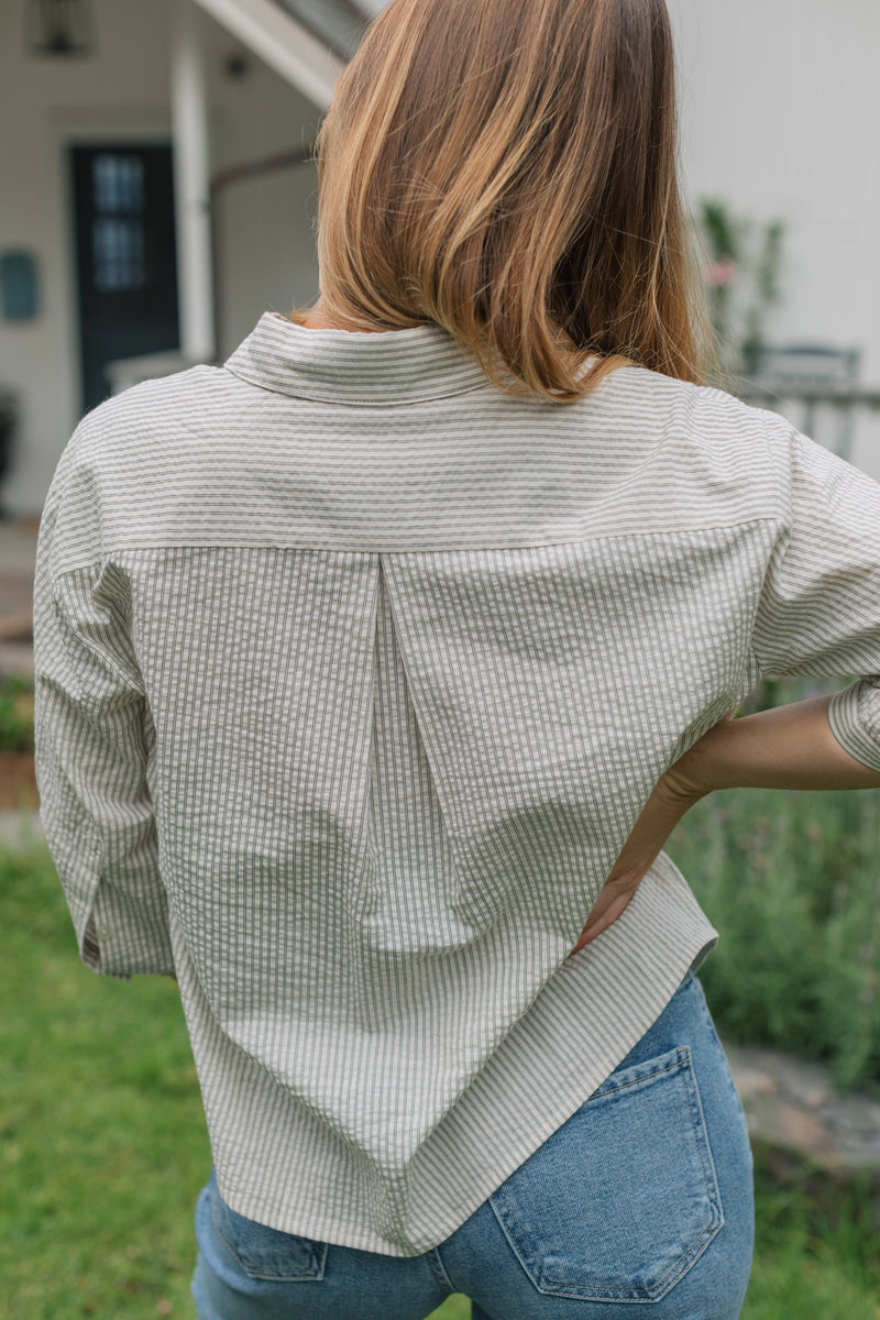 Lapel Button Down