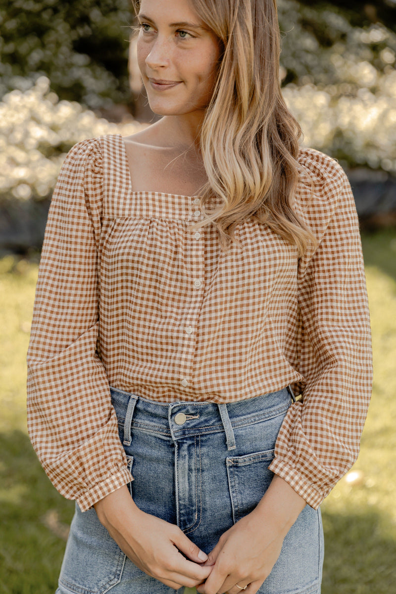 Chesapeake Blouse - Gingham