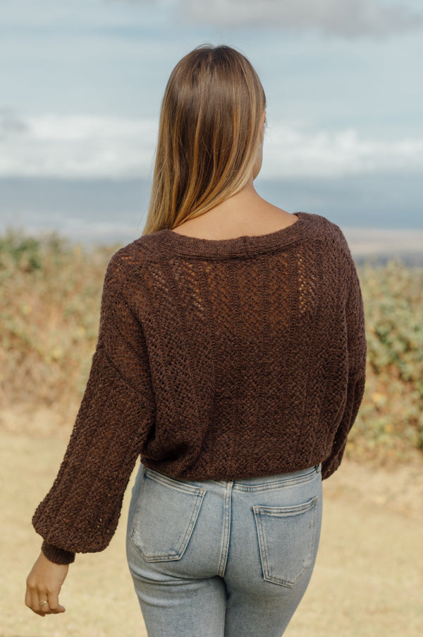 Morgan Cardigan - Brown