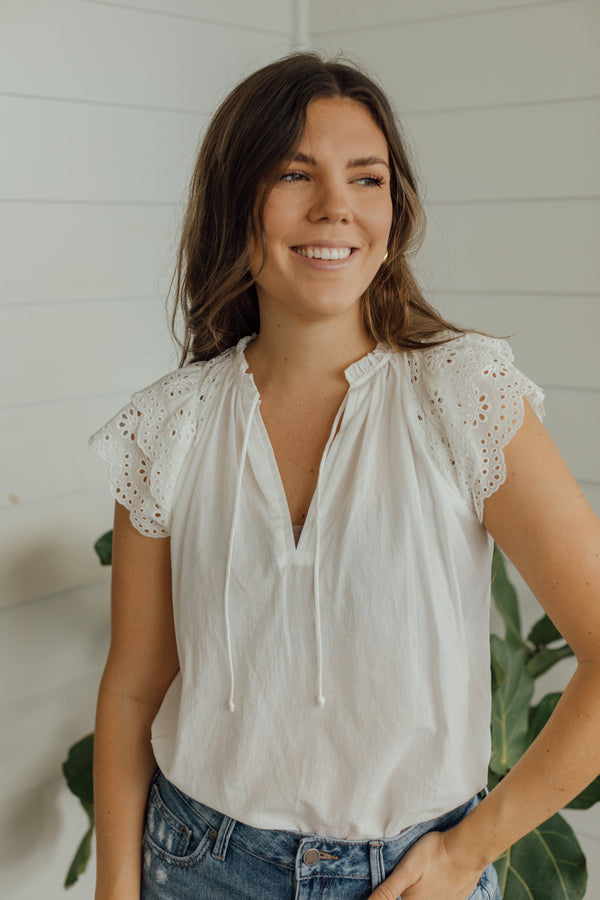 Cavendish Blouse - White