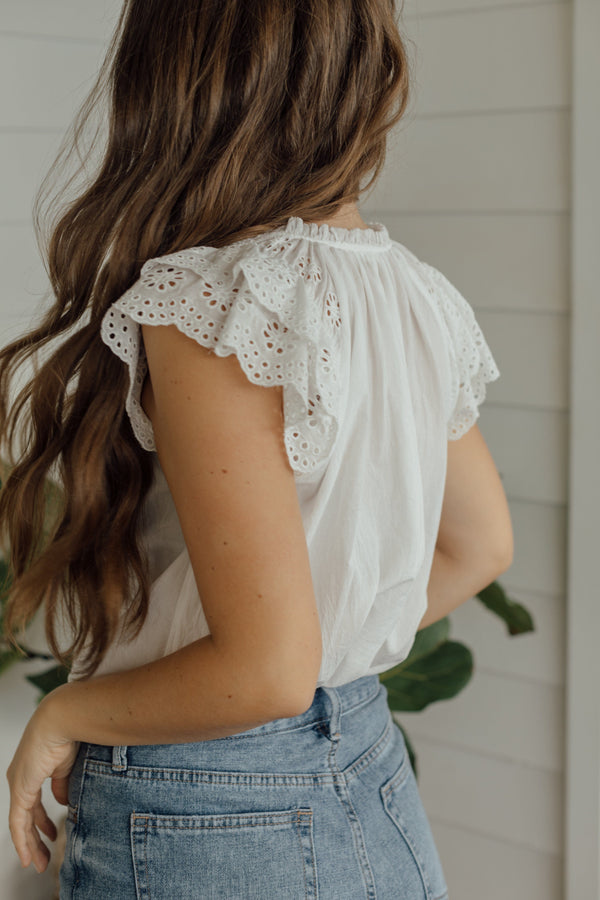 Cavendish Blouse - White