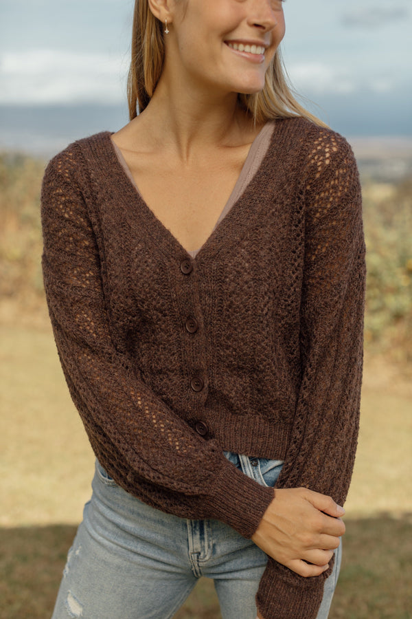 Morgan Cardigan - Brown