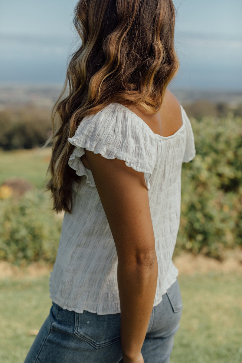 Monetta Blouse - White